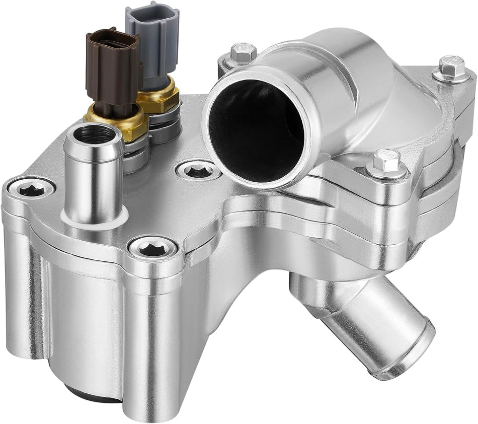 BDFHYK SK121093 Upgrade Aluminium Coolant Thermostat Housing Assembly Compatible with 2001-2008 B4000, 2000-2001 Mountaineer, 2001-2005 Explorer, 2001-2011 Ranger 4.0L Replace 4L5E8A586AB