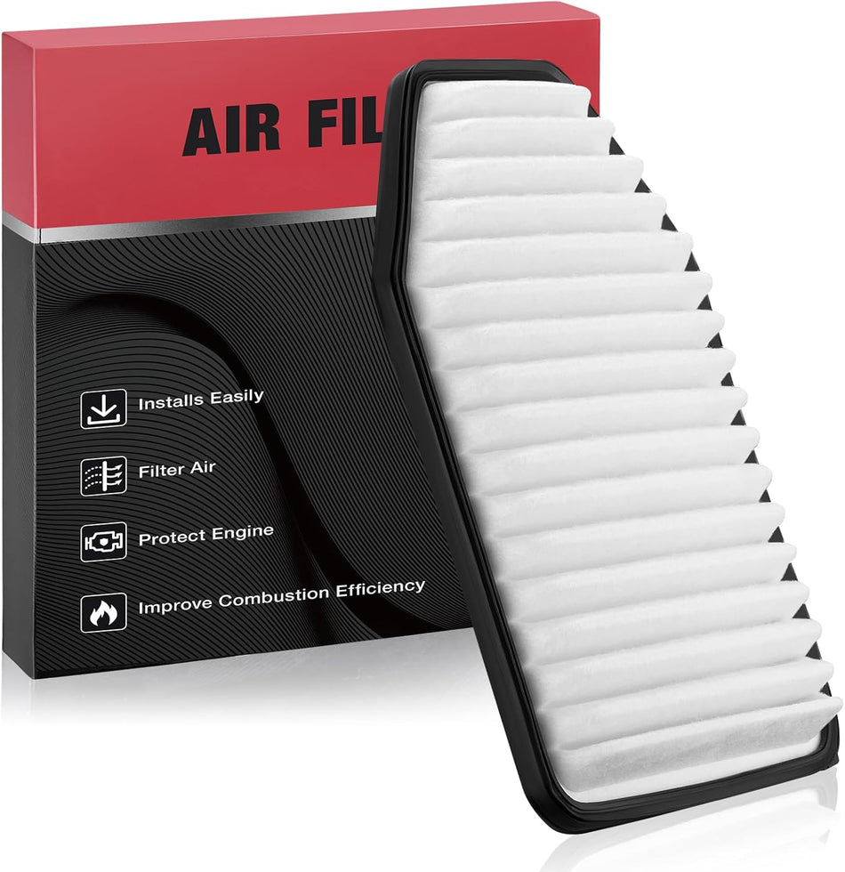 BDFHYK CA10348 Engine Air Filter Compatible with Jeep Wrangler 2007-2017 3.6L 3.8L, Wrangler JK 2018 3.6L, Replace# 53034018AD