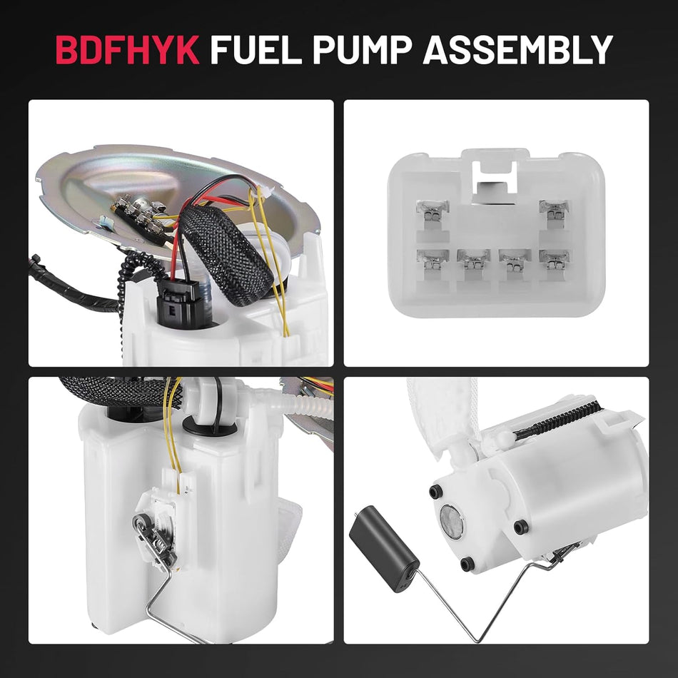 BDFHYK Electric Fuel Pump Module Assembly Compatible with Ford Escort 1997-2003 2.0L L4, Compatible with Mercury Tracer 1999 2.0L L4 Replace E2246M