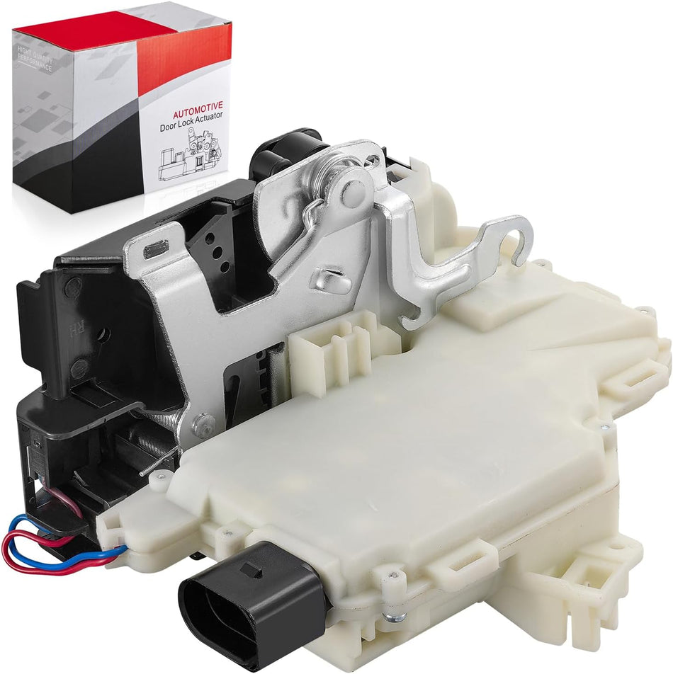 SYERAL Power Door Lock Actuator Front Right Compatible with Volkswagen Vehicles, Beetle 1999-2010 Golf 1999-2006 Golf City 2007-2010 Jetta 1999-2010 Jetta City 07-09 Passat 2000-2005 Replaces 931-501