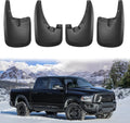 Mud Flaps for Ram 1500 2500 3500 2009-2022, Front & Rear Splash Guards 4PCS, Without Fender Flares