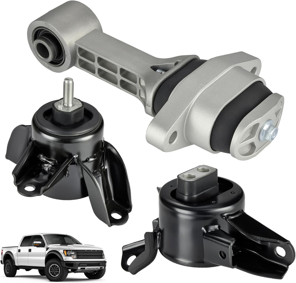 BDFHYK 3PCS Engine Motor and Trans Mounts Compatible with Hyundai Veloster 2012-2016,Compatible with Hyundai Accent 2012-2014 Replace 21830-3X300,21830-1R200,21830-1R050,21830-3Y100,21830-3Z200