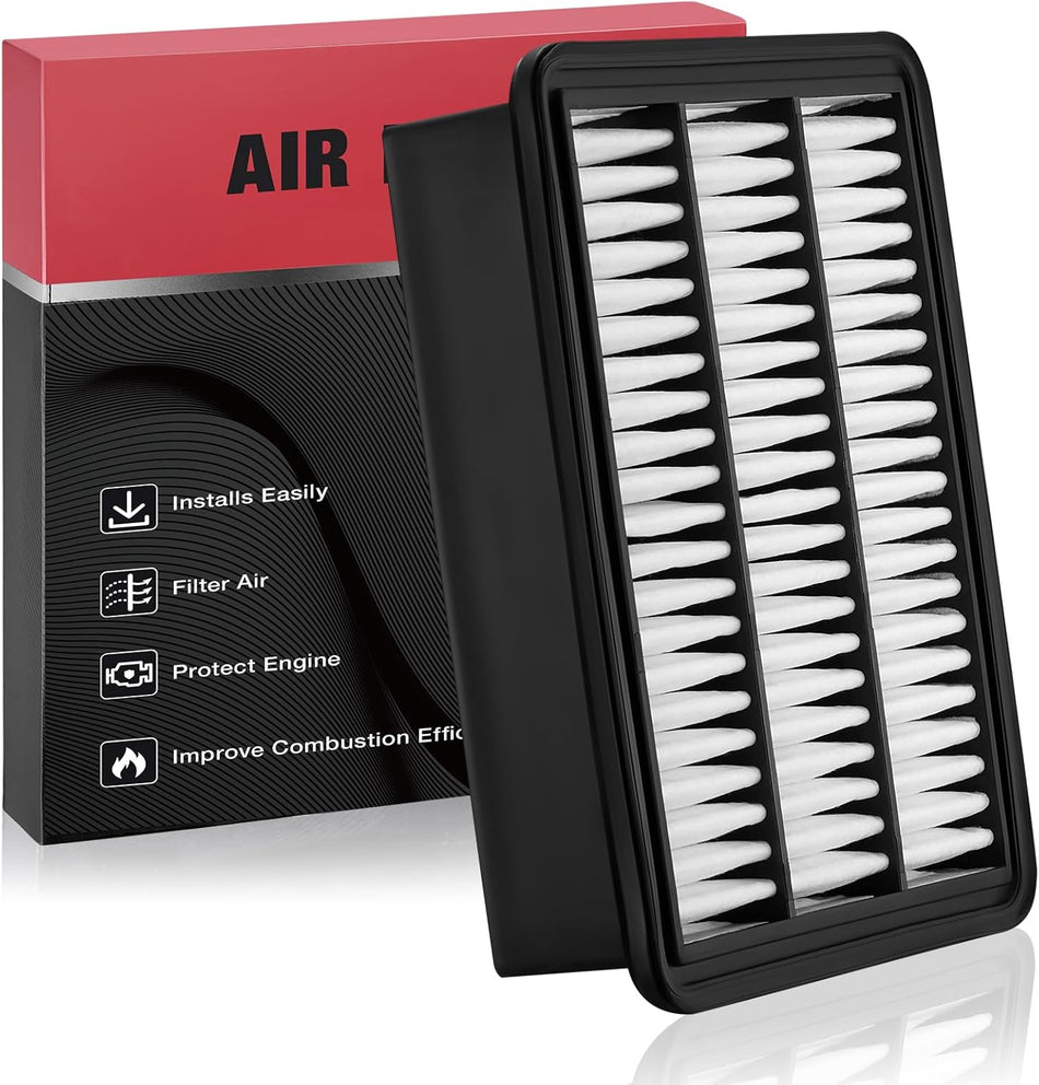 BDFHYK CA12167 Engine Air Filter Compatible with Mazda 6 2018-2021, CX-5 2019-2023, CX-9 2016-2023, L4 2.5L, Replace# SH01133A0A