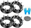 8x165.1 Wheel Spacers 1.5/ 2inch for Dodge Ram 2500 3500 1994-2010, Ford F-250 F-350, 9/16-18 Studs, 126mm Hub Bore, Set of 4 | BDFHYK