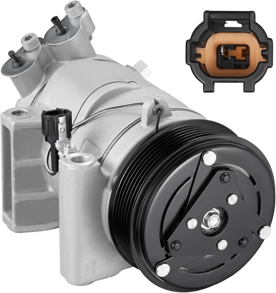 BDFHYK Air Conditioning A/C Compressor with Clutch Compatible with Infiniti QX80 2014-2022, QX56 2004-2013, Compatible with Nissan Armada 2005-2022, NV2500 NV3500 12-21, Pathfinder 08-12, TITAN