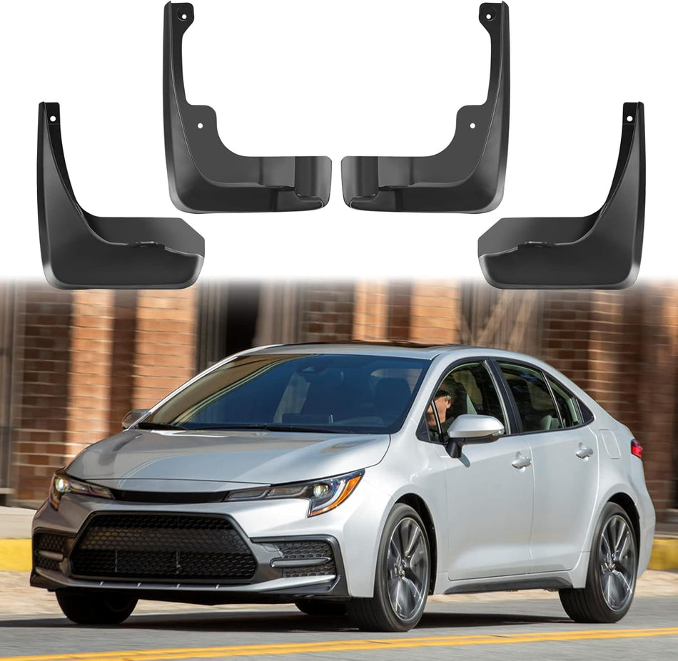 BDFHYK Mud Flaps Splash Guards 4PCS Front & Rear Side Mud Guards Compatible with Toyota Camry 2007-2011 6th gen