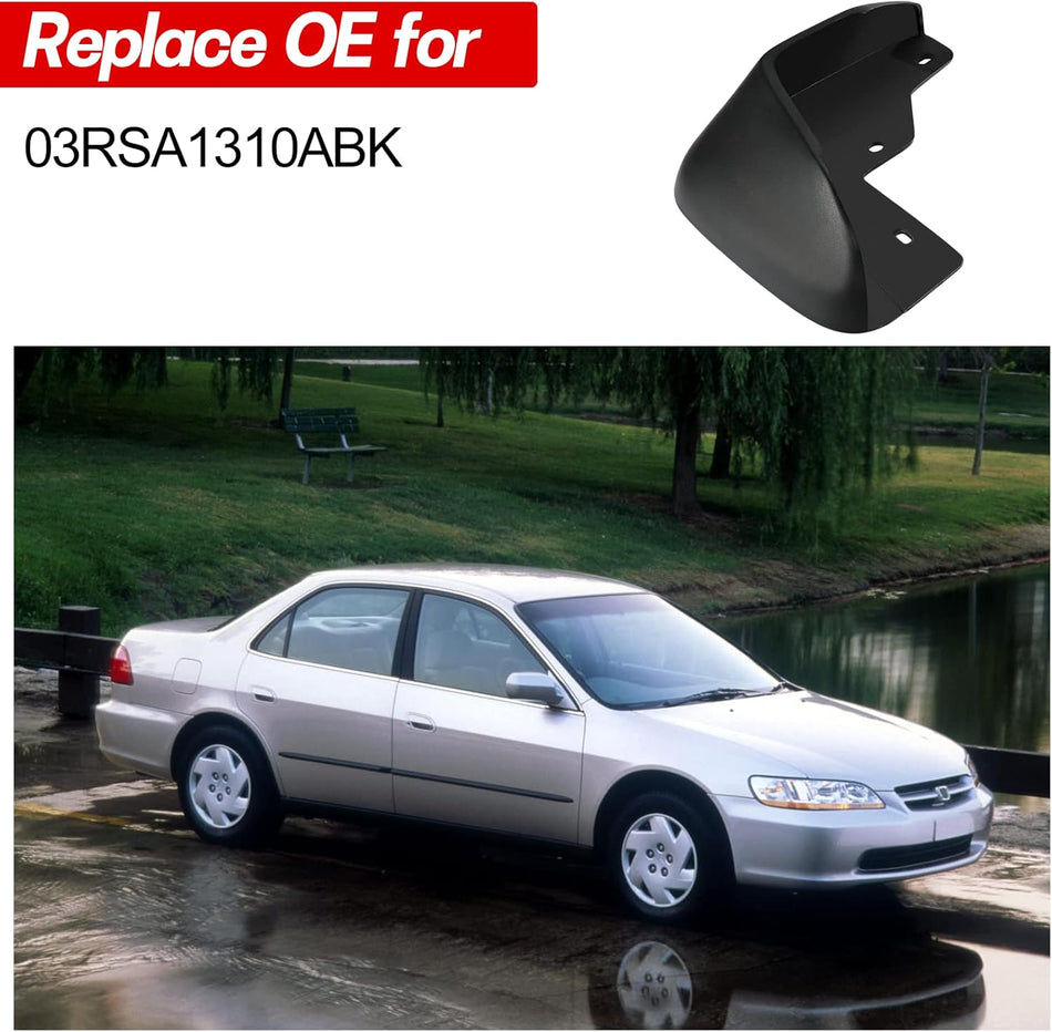 Mud Flaps for Honda Accord 1998–2002 Sedan, Front & Rear 4PCS, Without Fender Flares