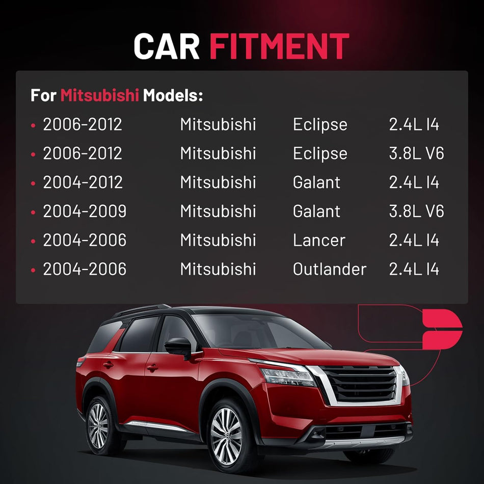BDFHYK Ignition Coil Packs Compatible with Mitsubishi 2006-2012 Eclipse, 2004-2012 Galant, 2004-2006 Lancer, 2004-2006 Outlander,Coil for 2505-307658 610-58680 MR994642 MR994643 UF532 Set of 4