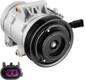 BDFHYK 68670 A/C Compressor with Clutch For Ford Fusion 2006-2007 2.3L l4/ 3.0L V6, Mercury Milan 2006-2007 2.3L l4/ 3.0L V6