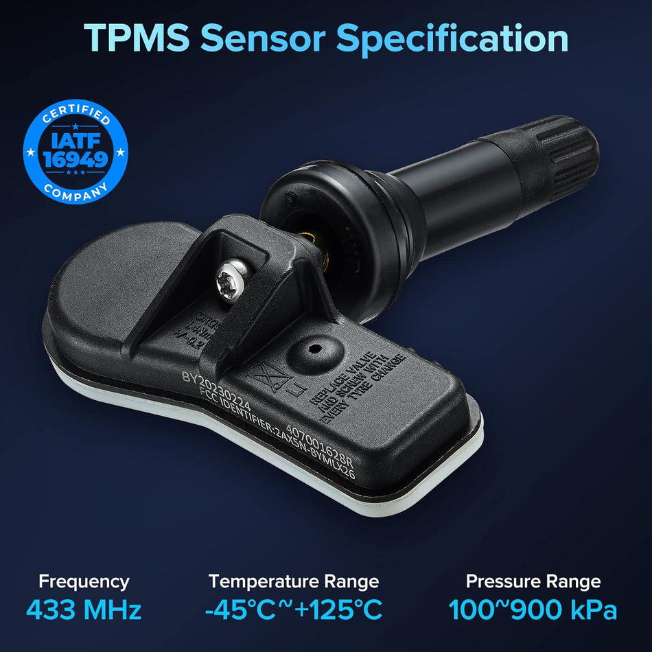 BDFHYK 433MHz TPMS Sensor For Nissan, Renault, Mercedes - NV300 NV400 Primastar Captur Clio IV Kangoo Koleos Master - OE407001628R