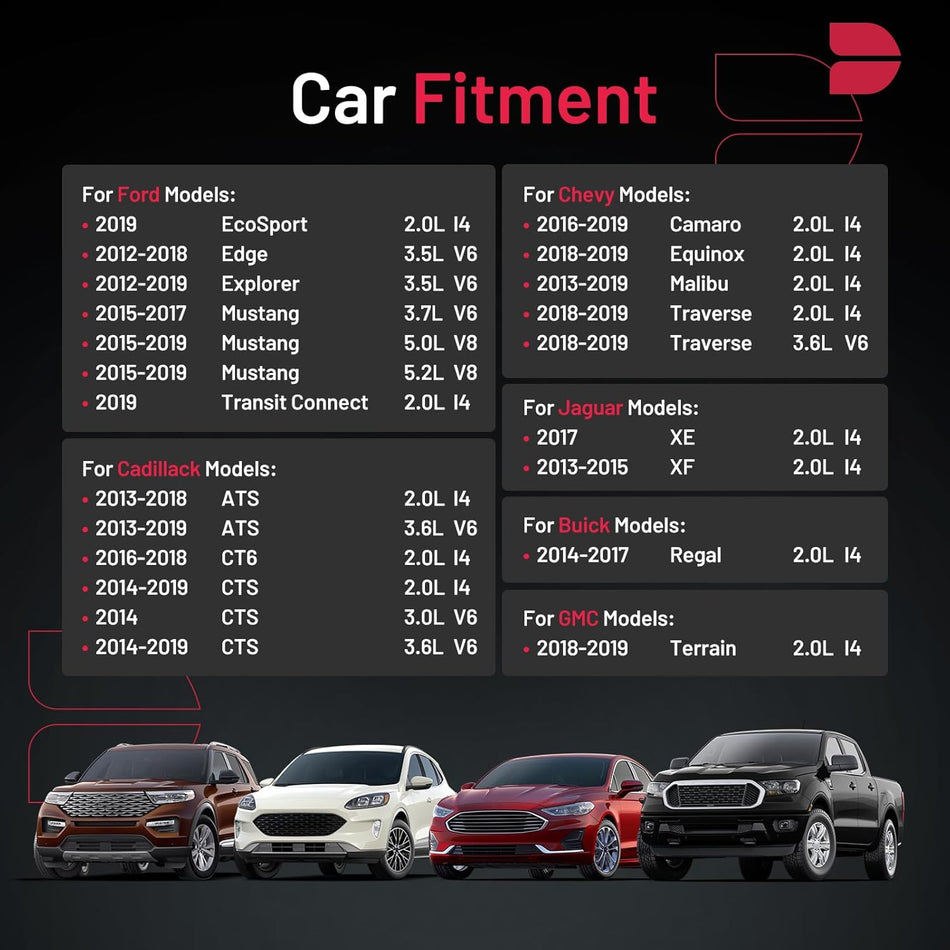 BDFHYK APP5863 Iridium Spark Plugs Compatible with Ford,Compatible with Buick etc. 2.0L 3.0L 3.5L 3.6L 3.7L 5.0L 5.2L,Set of 4