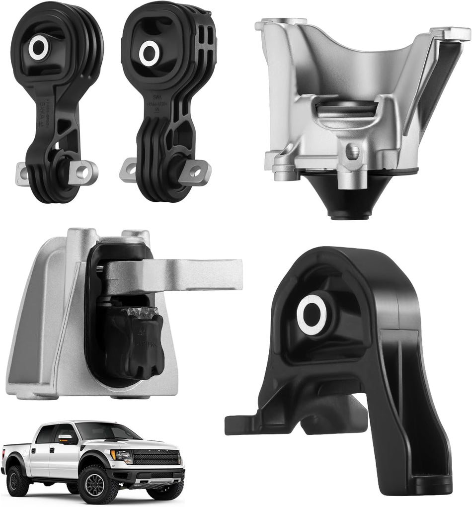BDFHYK 5PCS Engine Motor and Trans Mounts Compatible with Honda CR-V 2007-2011 2.4L L4 Replace A4535,A4536,A4595,A4598,