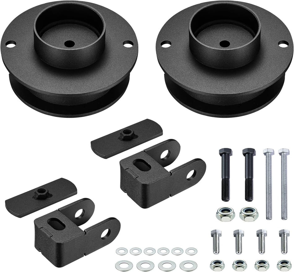 BDFHYK 2" Front Leveling Kit Compatible with Dodge Ram 2500 3500, Strut Spacer Shock Relocation Brackets Compatible with Dodge 2014-2020 Ram 2500/3500 (4WD)