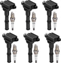 BDFHYK 6 Ignition Coil UF204 and 6 Iridium Spark Plug 2756 For Lexus 1994-1995 ES300,Toyota 1995 Avalon,3.0L V6