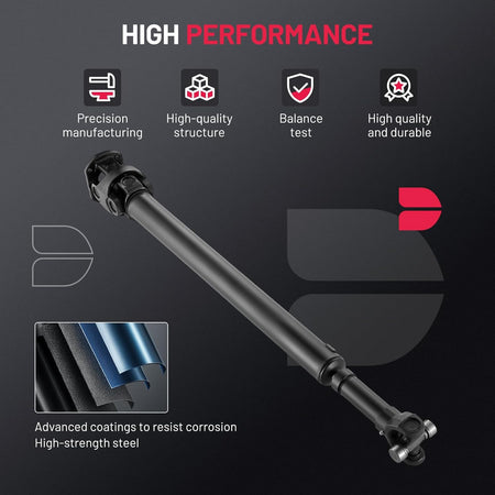 Front propeller shaft replacement for listed Ford 7.3L V8 4WD automatic applications