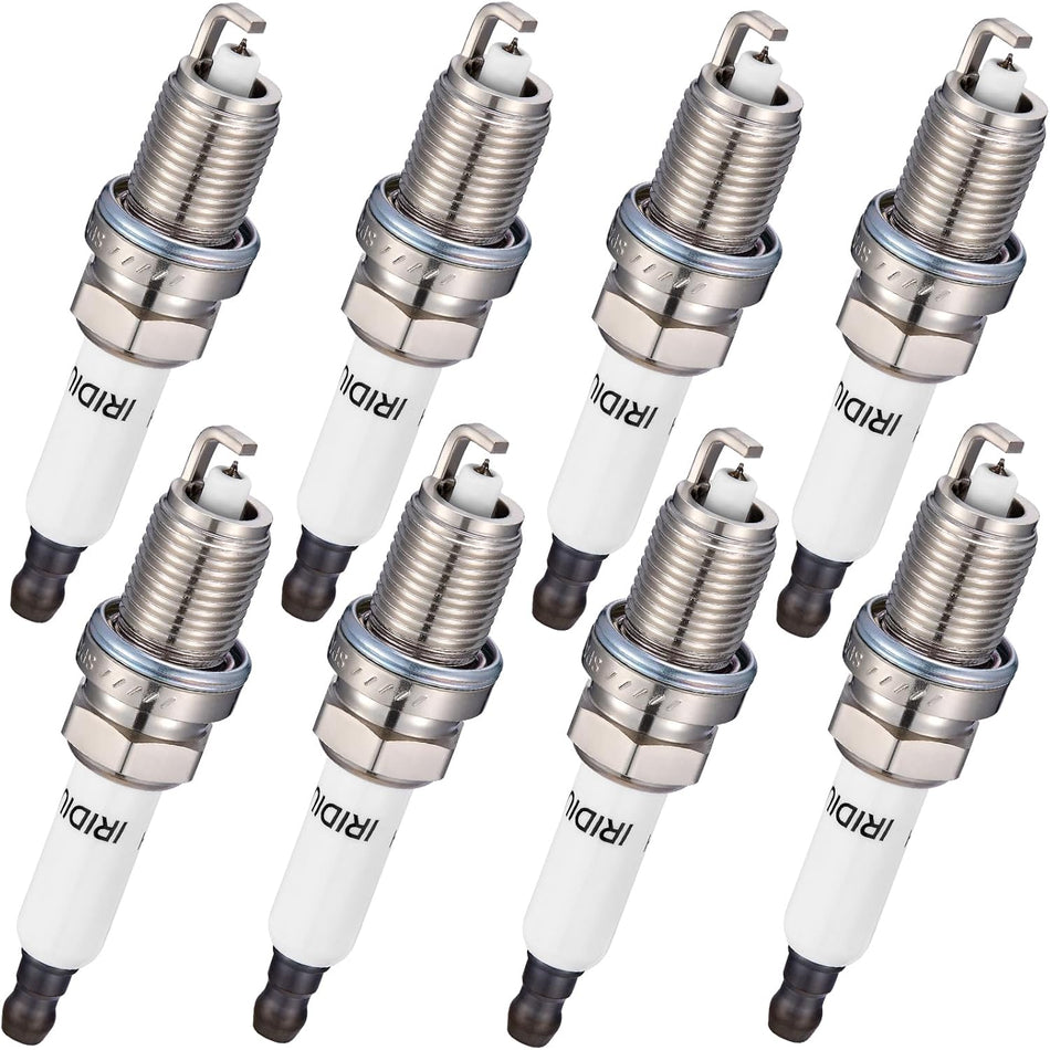 BDFHYK 4294 Platinum Iridium Spark Plugs Compatible with BMW 2006-2010 550i 650i, 2006-2008 750i 750Li, 2004-2010 X5 4.8L V8 Replacement for IZFR6H-11 12120032134 12122158252 XP5224 Set of 8