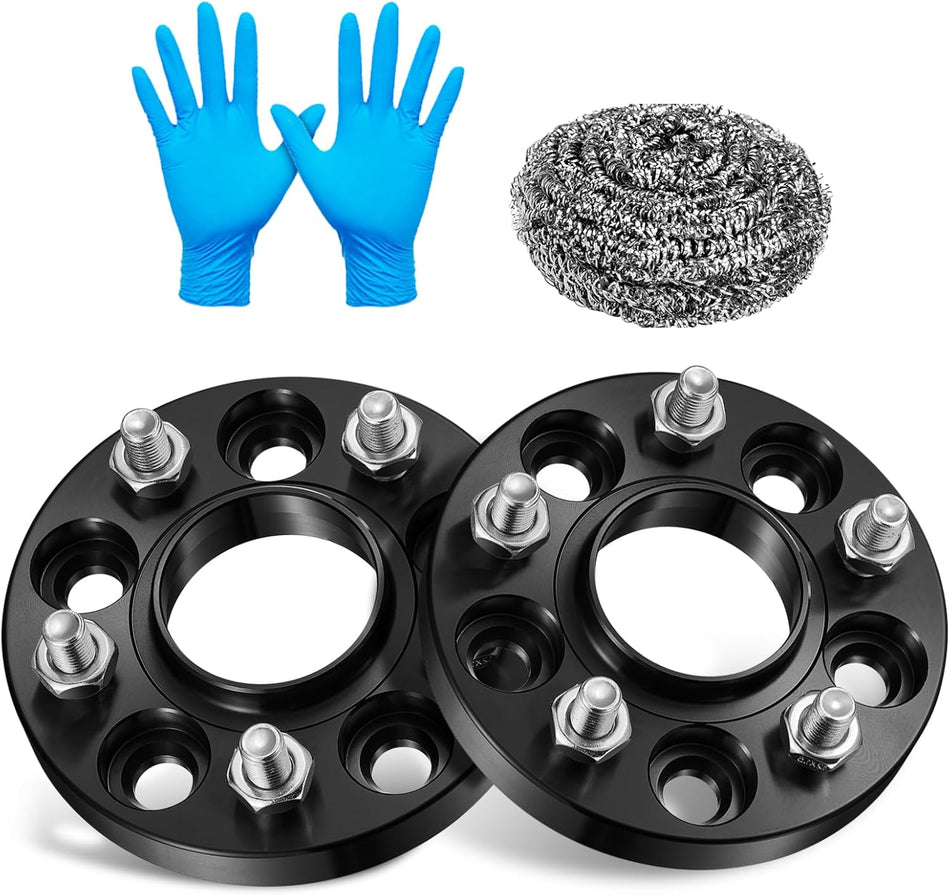 BDFHYK 5x108mm Hubcentric Wheel Spacers 20mm 5x4.25 Compatible with Ford Jaguar Lincoln Volvo Mercury Forged 5 Lug Wheel Adapters M12x1.5 & 63.4mm Hub Bore, Set of 2