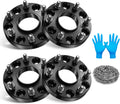 6x139.7 Hubcentric Wheel Spacers 1 Inch for Ram 1500 2019-2024, M14x1.5 Studs, 77.8mm Hub Bore, Set of 4