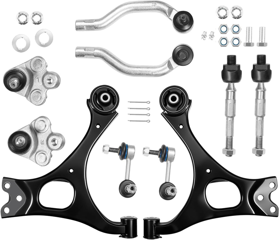 BDFHYK Control Arms 8pcs,with Ball Joint Compatible with Honda Civic 2006-2011 (All Non Si Models; 1.8L Models) Replace K620382*1,K620383*1,EV800246*2, ES800374*1,ES800373*1,K80769*1,K80768*1