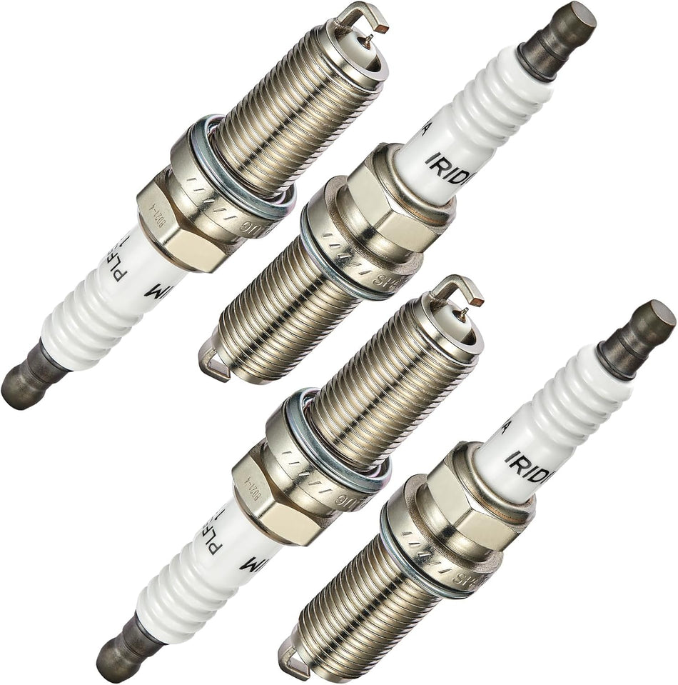 BDFHYK Iridium Spark Plug Set of 4 Compatible with A4 200 Dart Civic Santa Fe Cherokee Compass Forte NX300 C230 Eclipse Altima ProMaster City tC Impreza Avalon Golf S60 Replacement for APP5325 6240