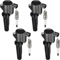 BDFHYK Ignition Coil FD505 & Spark Plug AP104 Mercury Escape C-Max Fusion Transit Connect MKZ 2.0L 2.5L,Set of 4