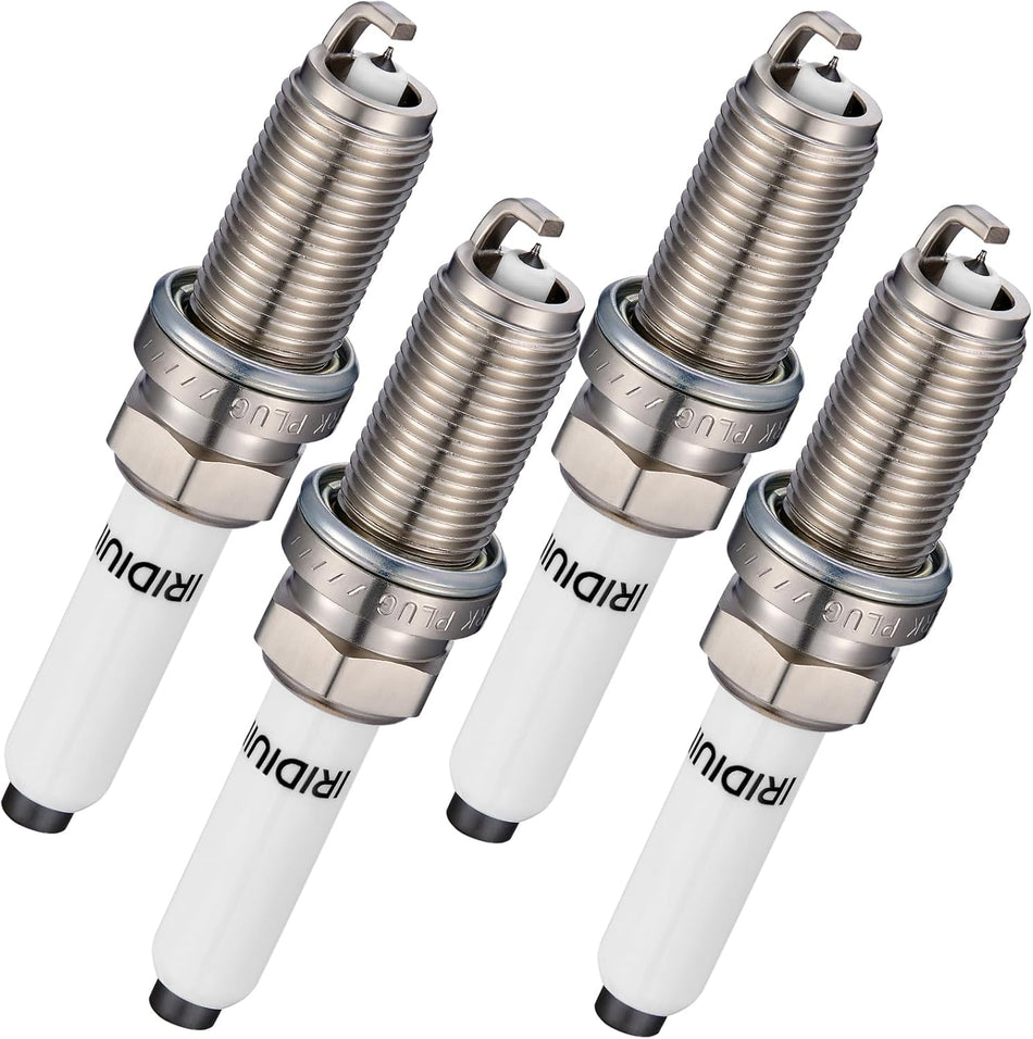 BDFHYK 94833 Platinum Iridium Spark Plugs Compatible with Porsche Macan,Compatible with Audi A3 A4 A5 A6 Quattro allroad Sportback Q5 Q7 S3 TT TTS Quattro,Beetle Golf Golf R Passat 1.8L 2.0L Set of 4