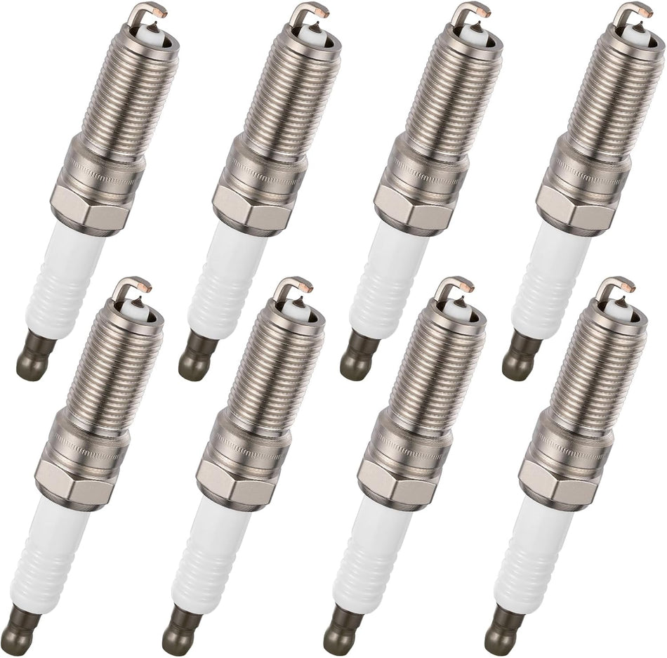 BDFHYK 4024128344 Iridium Spark Plugs Compatible with Chevy Silverado 1500 2014-2020 5.3L V8, 2014-2020 Silverado 1500 6.2L V8, Set of 8