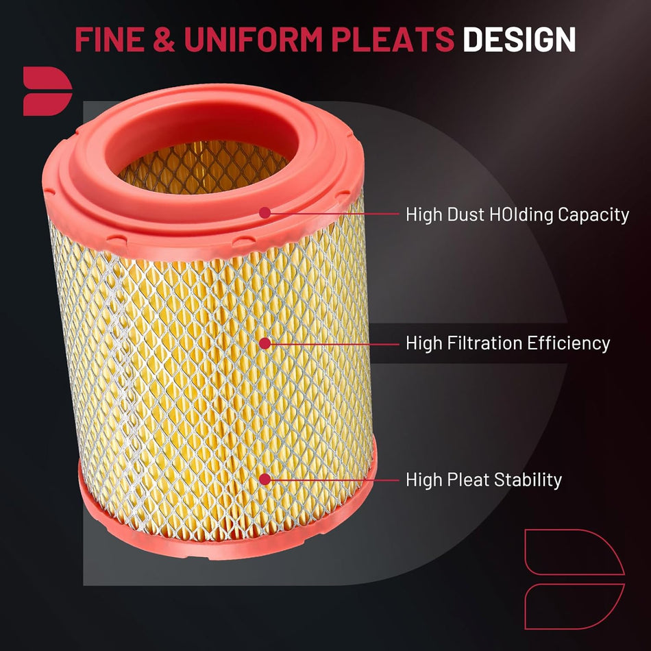 BDFHYK CA11048 Engine Air Filter Compatible with Dodge Caliber & Jeep Compass Patriot, 2011-2017, 2.0L 2.4L, Replace# 04593914AB