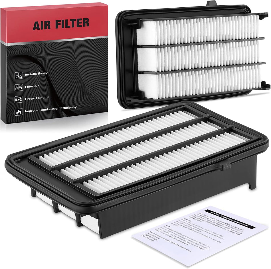 BDFHYK CA12050 2 PCS Engine Air Filter Compatible with Honda Civic 2016 2017 2018 2019 2020 2021, CR-V 2017 2018 2019 2020 2021 2022, 1.5L L4 Engine, Replace# 172205AAA00