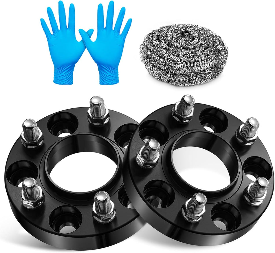 BDFHYK 5x115mm Spacers 1inch 5x4.5 Hubcentric Wheel Spacer Compatible with Chrysler 300,Compatible with Dodge Challenger Charger Magnum, Forged 5 Lug Wheel Adapters M14x1.5 & 71.5mm Hub Bore, Set of 2