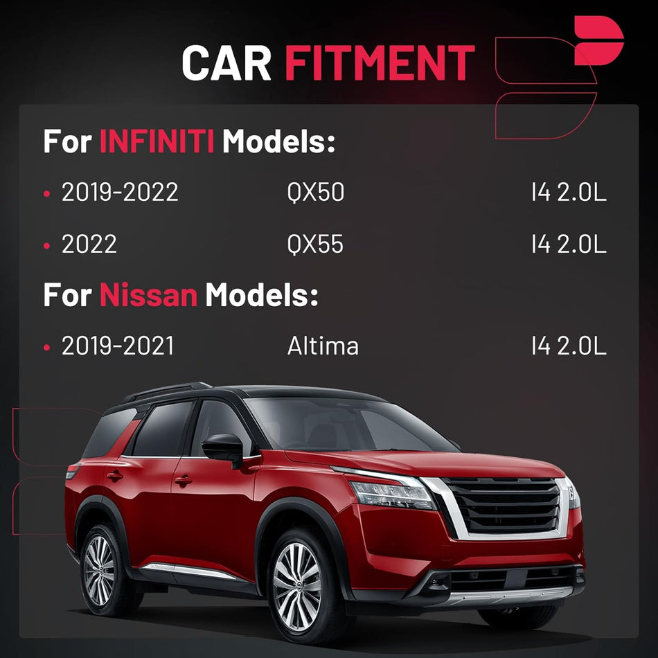 BDFHYK Ignition Coil Packs Compatible with INFINITI 2019-2022 QX50, 2022 QX55, Compatible with Nissan 2019-2021 Altima l4 2.0L Coil for UF841 5C2292 224485NA0A Set of 4