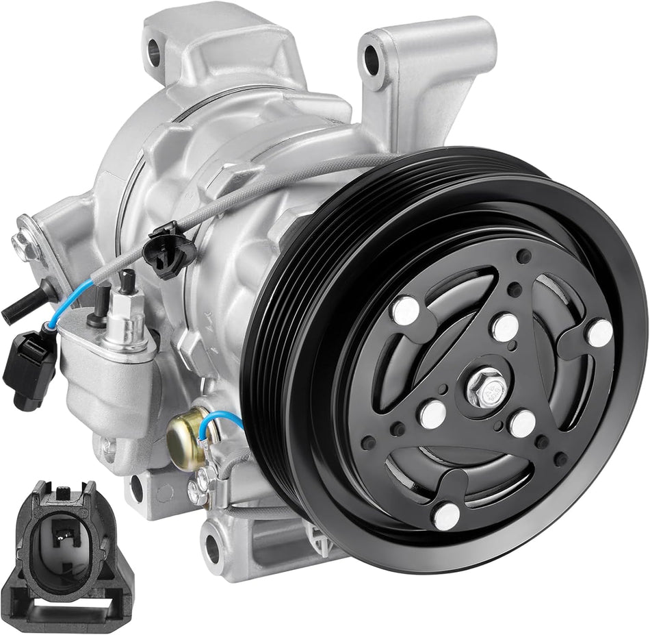 BDFHYK 168372 Air Conditioning A/C Compressor with Clutch Compatible with Honda HR-V L4 1.8L 2016 2017 2018 2019 2020 2021 2022