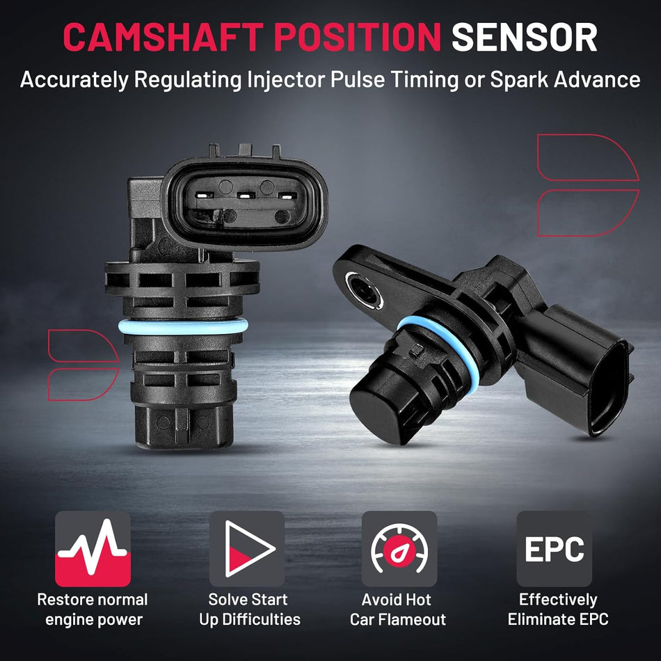 907-825 2PCS Camshaft Position Sensor Compatible with Hyundai Sonata Santa Fe Tucson Kia Sorento Sportage Optima Replace 39350-25000 PC719 | BDFHYK