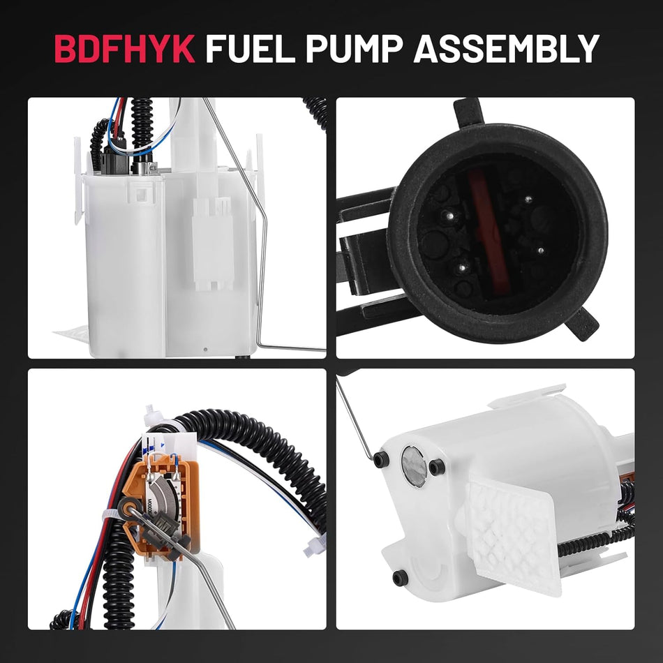 BDFHYK Electric Fuel Pump Module Assembly Compatible with Ford F-250 Super Duty 2008-2010 5.4L V8, 6.8L V10, Compatible with Ford F-350 Super Duty 2008-2010 5.4L V8, 6.8L V10 Replace E2511M