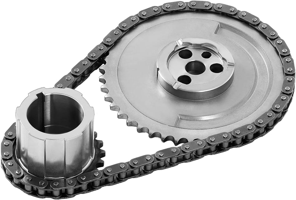 BDFHYK Engine Timing Chain Kit with Sprocket Compatible with Chevy Compatible with GMC Compatible with Cadillac Fits for Express,Silverado,Suburban,Sierra,Savana,Tahoe,Yukon 4.8L 5.3L 5.7L 6.0L V8 OHV