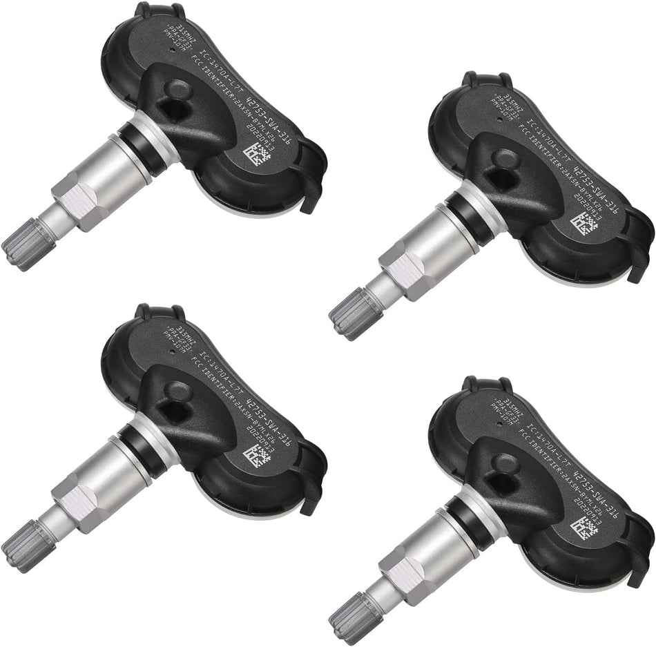 BDFHYK TPMS Sensor Compatible with Honda 2007-2008 Fit, 2008-2012 Accord, 2007-2011 CRV 315Mhz Programmed Tire Pressure Monitoring Sensor Replaces# 42753S2A325, 42753SWA315