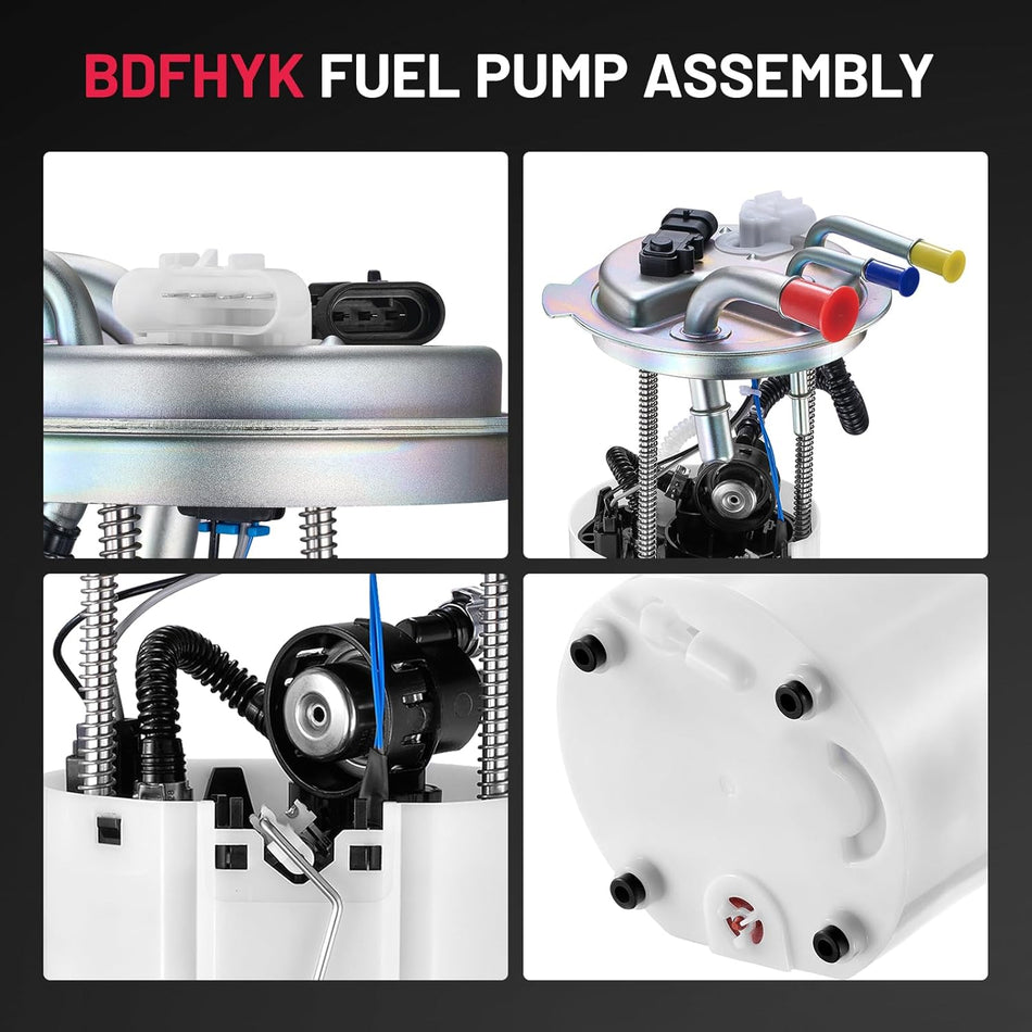 E3581M Electric Fuel Pump Module Assembly Compatible With 2004-2007 Escalade Cadillac/Tahoe Chevrolet/Yukon GMC 6.2L/5.3L/4.8L/6.0L V8 FG0808,P76262M,19256621,88983253,88983268