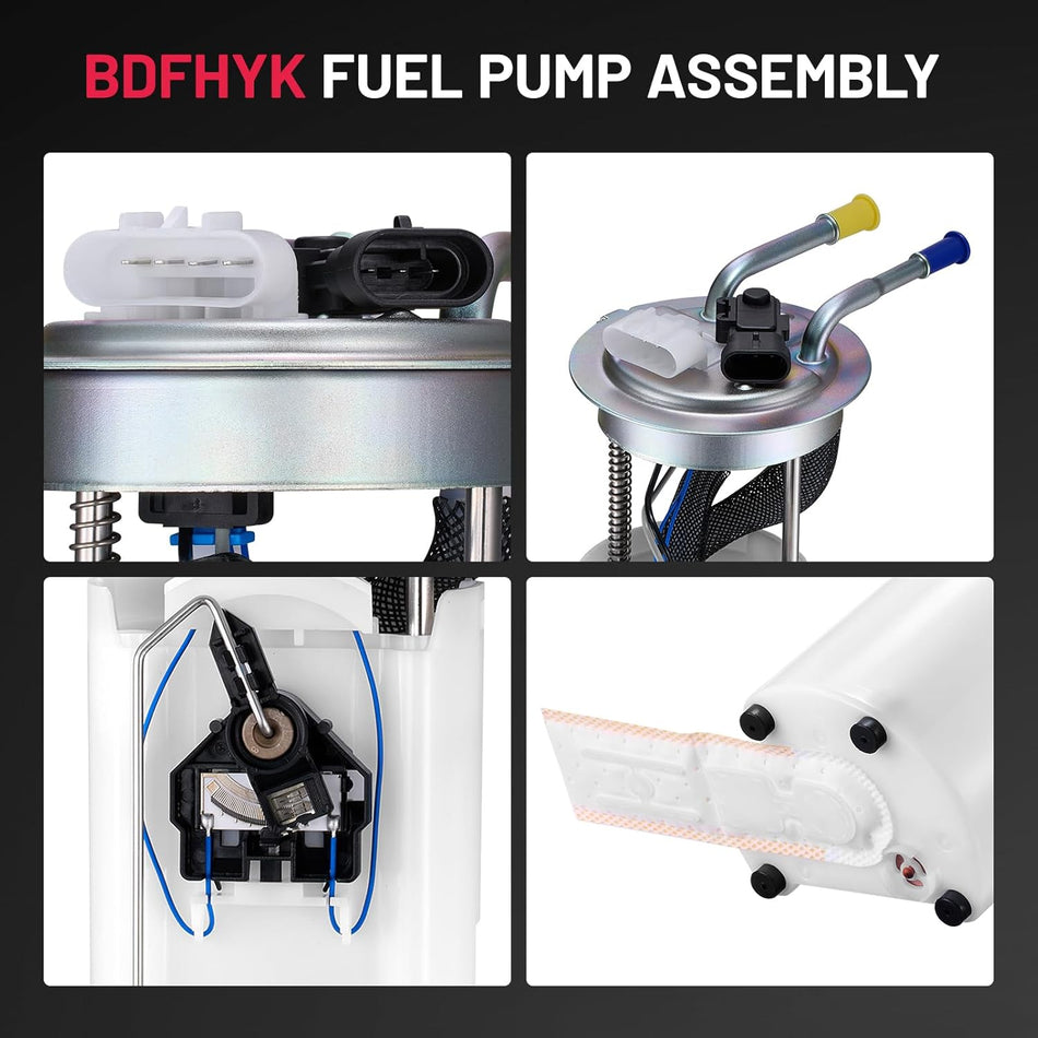 E3556M Electric Fuel pump module assembly Compatible with 2002-2003 Cadillac Escalade ESV/Cadillac Escalade EXT/Chevrolet Avalanche 1500/Chevrolet Suburban 1500/GMC Yukon XL 1500 6.0L V8