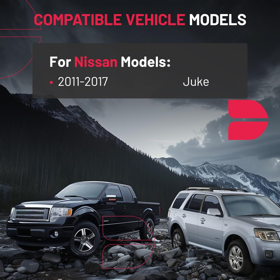 SYERAL Door Latch Lock Actuator Rear Left Driver Side Compatible with Nissan Juke 2011-2017 Replaces 82501-1KA2A