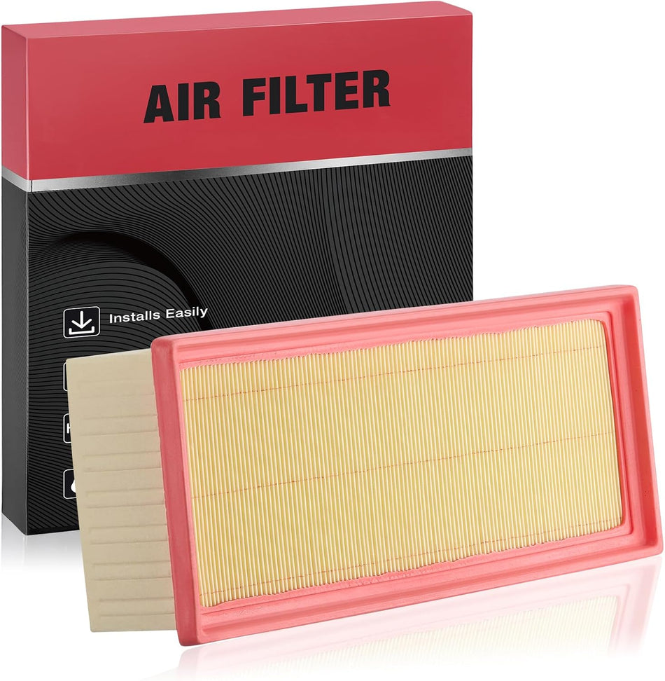BDFHYK CA10522 Engine Air Filter Compatible with Audi A4, A4 allroad, A4 Quattro, A5, A5 Quattro, allroad, Q5, 2009-2017, L4 2.0L, Replace# 8K0133843E