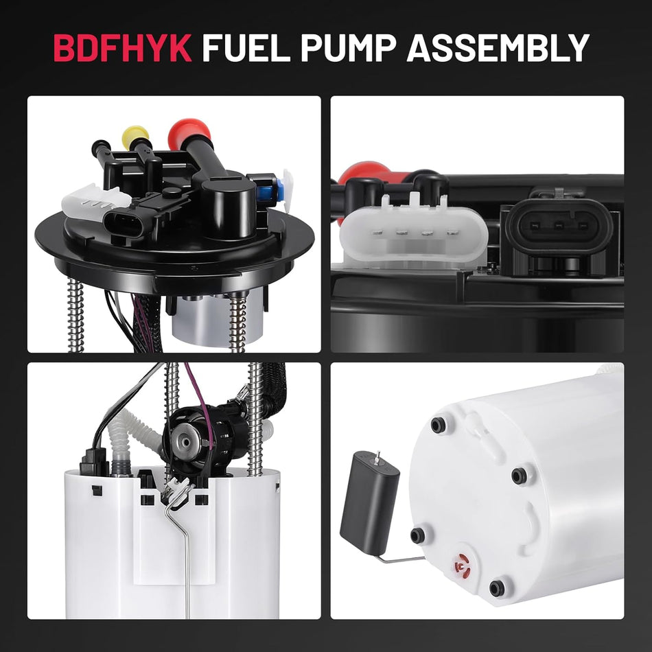 BDFHYK Electric Fuel Pump Module Assembly Compatible with Buick Allure LaCrosse 2007-2008, Compatible with Chevrolet Impala 2007-2008 3.5/3.6/3.8/3.9L V6 Replace E3792M
