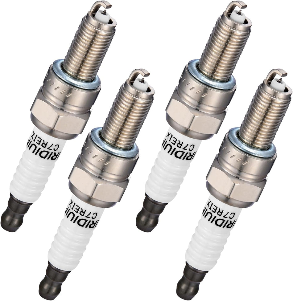 BDFHYK XS4303 Iridium Spark Plugs Compatible with Yamaha, General motorcycle spark plugs Set of 4