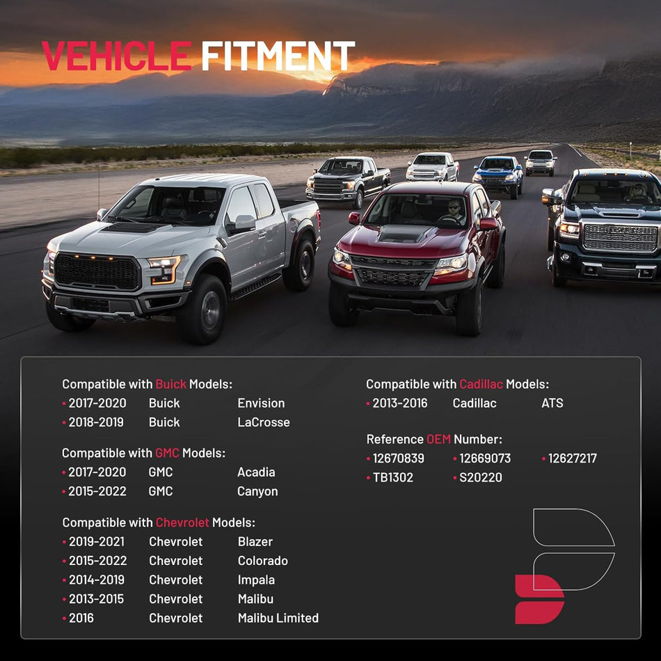 BDFHYK Throttle Body Compatible with Chevy Blazer 2019-2021?¡§o?Colorado 2015-2022?¡§o?Impala 2014-2019?¡§o?Malibu 2013-2015?¡§o?Compatible with GMC Acadia Canyon L4 2.5L, with TPS, Replace# 12670839, 12669073