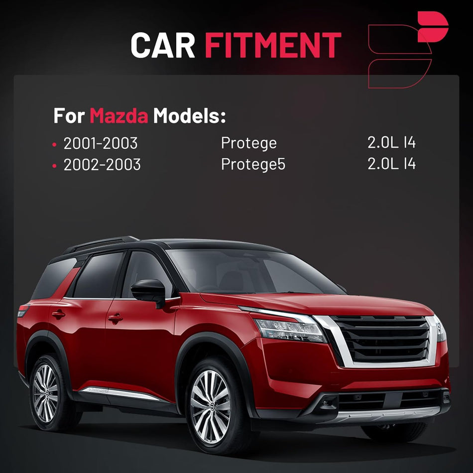 BDFHYK Ignition Coil Packs Compatible with Mazda 2001 2002 2003 Protege Protege5 2.0L l4, Coil for UF407 GN10301 IC527 C-637 C1340 Set of 2