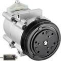 BDFHYK 58167 A/C Compressor with Clutch For Ford F-150 2002-2003, F-250 F-350 F-450 F-550 Super Duty, 4.6L 5.4L 6.8L 2002-2007
