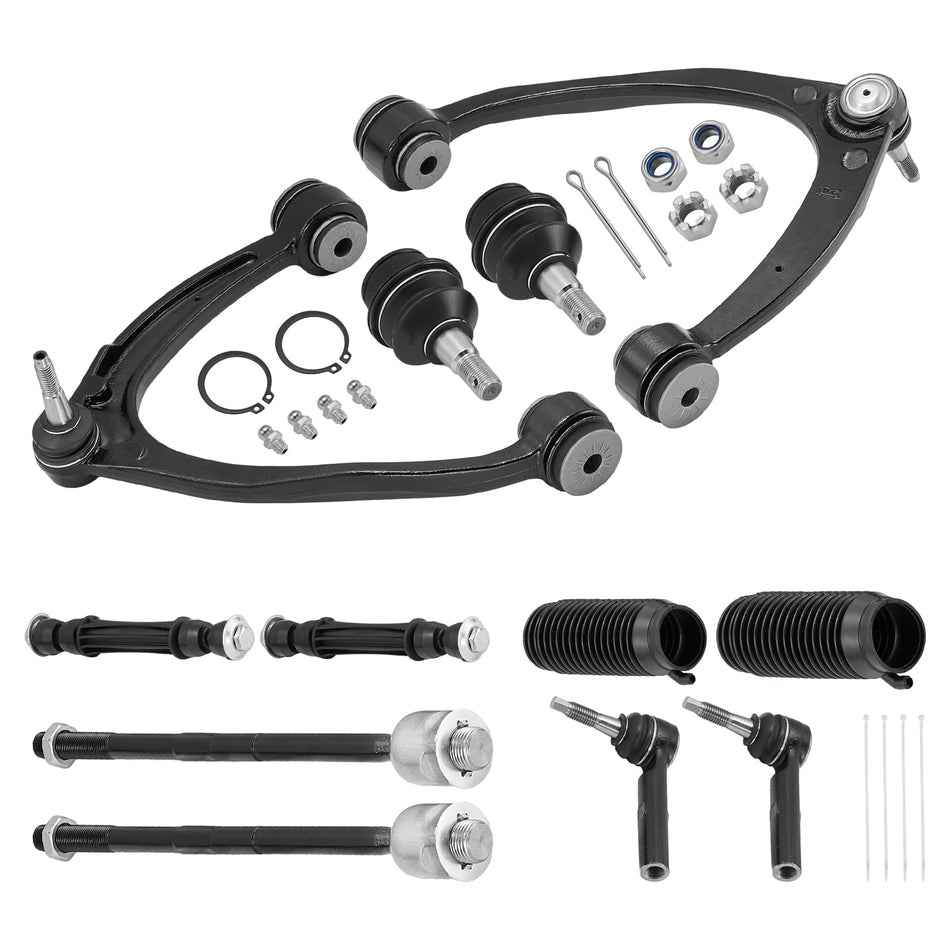 BDFHYK Front Upper Control Arm 12pcs,with Ball Joint Compatible with 2002-2006 Cadillac Escalade ESV/EXT,1999-2014 Chevrolet Avalanche 1500/Express 1500/2500/Silverado 1500,1999-2014 GMC Savana 1500