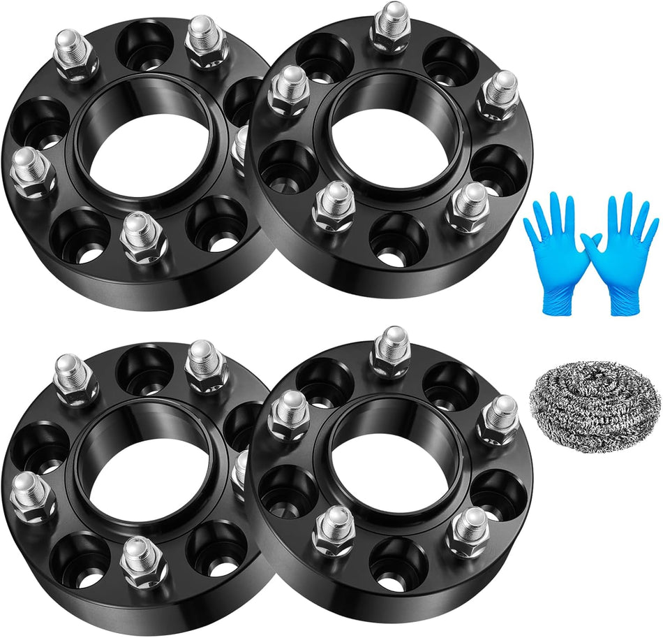 BDFHYK 5x115mm Wheel Spacers 1.5inch 5x4.5 Hubcentric Wheel Spacer Compatible with Chrysler 300 300M Challenger Charger Magnum, Forged 5 Lug Wheel Adapters M14x1.5 & 71.5mm Hub Bore, Set of 4