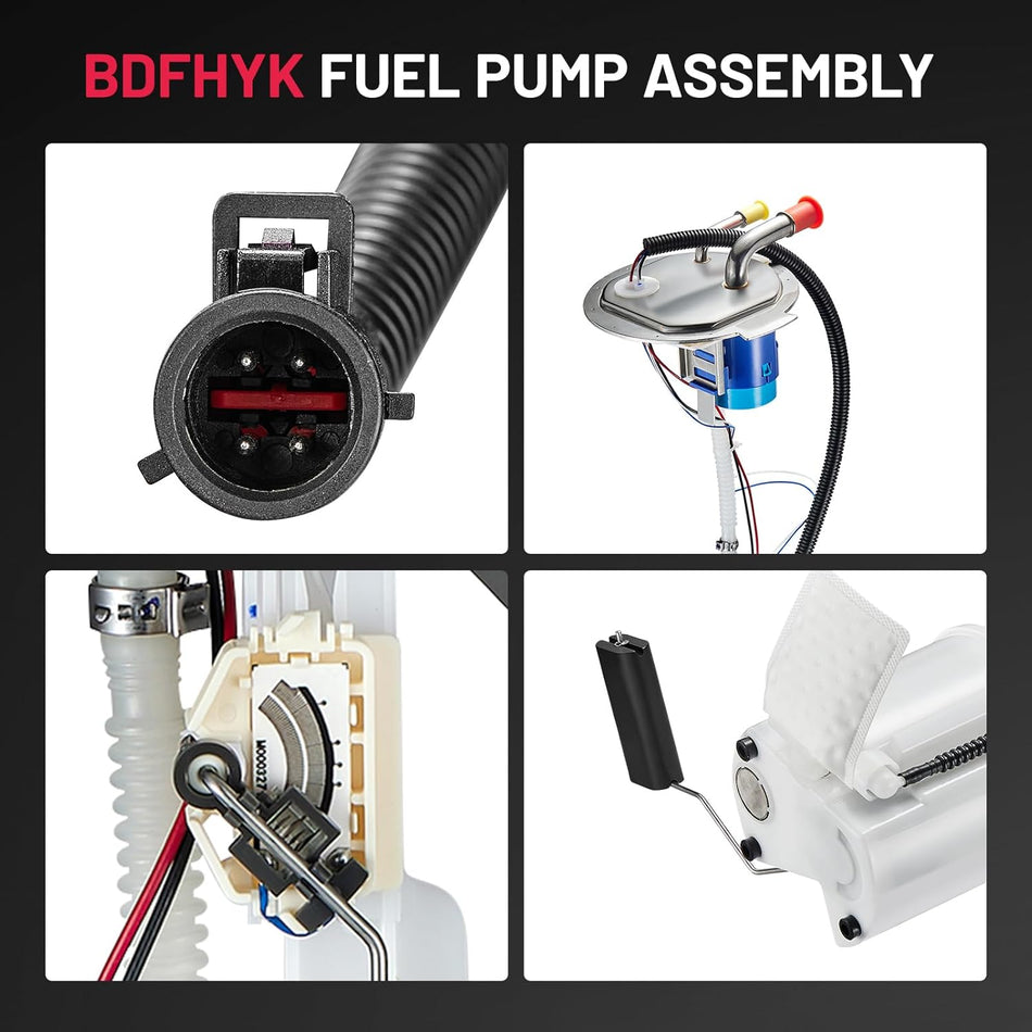 BDFHYK Fuel Pump Module Assembly E2344M 2005-2007 For F-250 Super Duty/F-350 Super Duty V10 6.8L, V8 5.4L, 2005 2006 2007