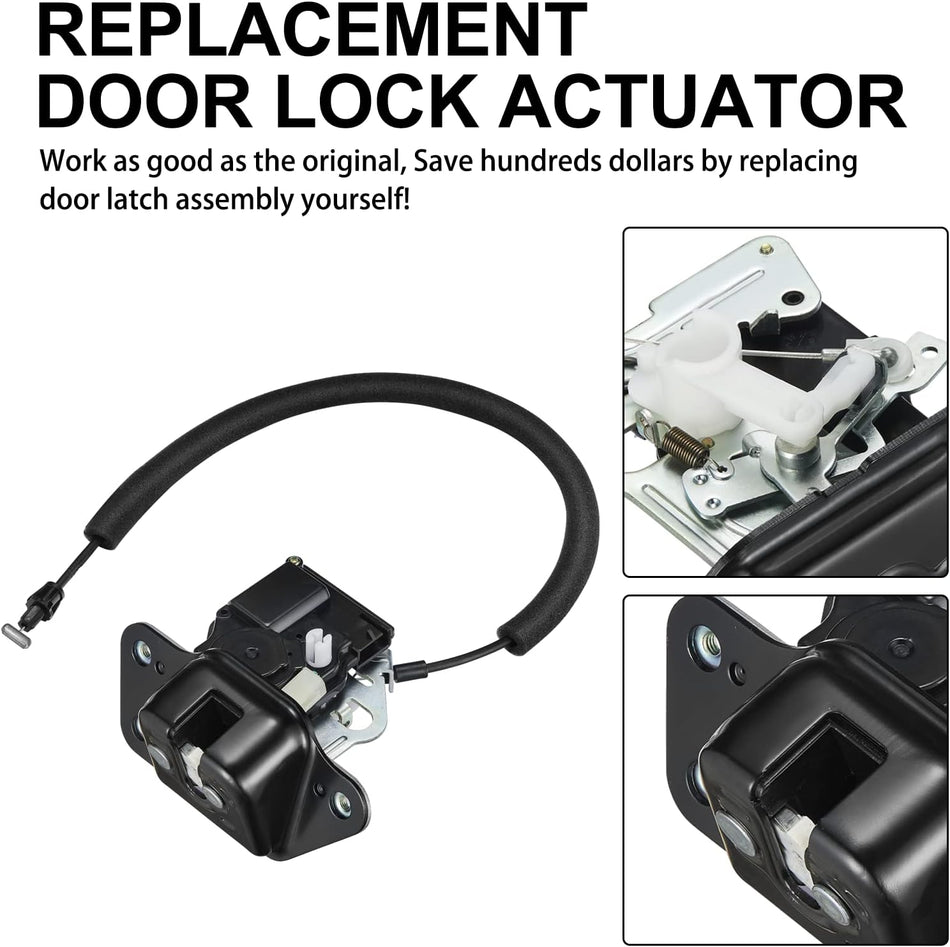 SYERAL Tailgate Latch Assembly Trunk Lid Actuator 4589243AA Liftgate Latch Lock Compatible with Dodge 2008-2020 Grand Caravan, 2009-2020 Journey, Compatible with Chrysler: 2008-2016 Town & Country