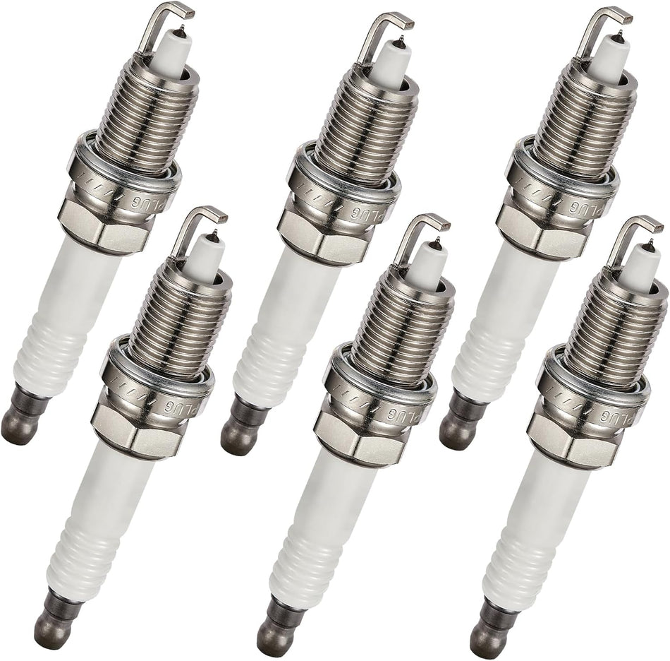BDFHYK Set of 6 Iridium Spark Plug Compatible with Dodge Challenger Nitro Charger Journey, Compatible with Chrysler 300 Sebring Town & Country Pacifica,VW Routan,Replacement for 7781 ZFR5LP-13G